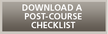 Download post-course checklist.