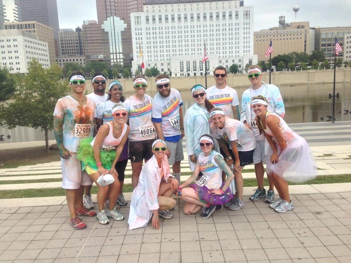 Residents at Color Run